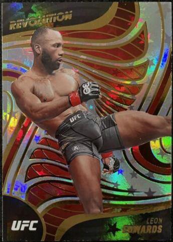 Leon Edwards 2023 Panini Chronicles UFC Revolution #19 Astro