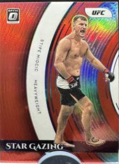 Stipe Miocic 2022 Panini Donruss Optic UFC Star Gazing #12 Red