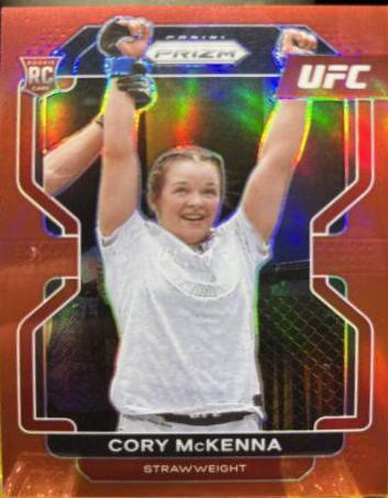 Cory McKenna 2022 Panini Prizm UFC Base #131 Red