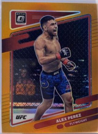 Alex Perez 2022 Panini Donruss Optic UFC Base #54 Orange