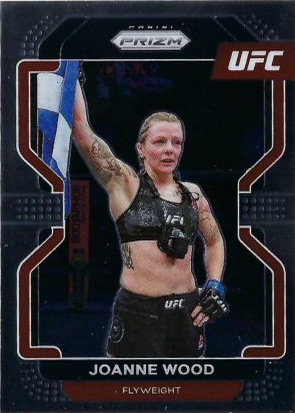 Joanne Wood 2022 Panini Prizm UFC Base #195 Ruby Wave