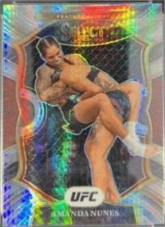 Amanda Nunes 2021 Panini Select UFC Concourse #56 Lucky Envelopes