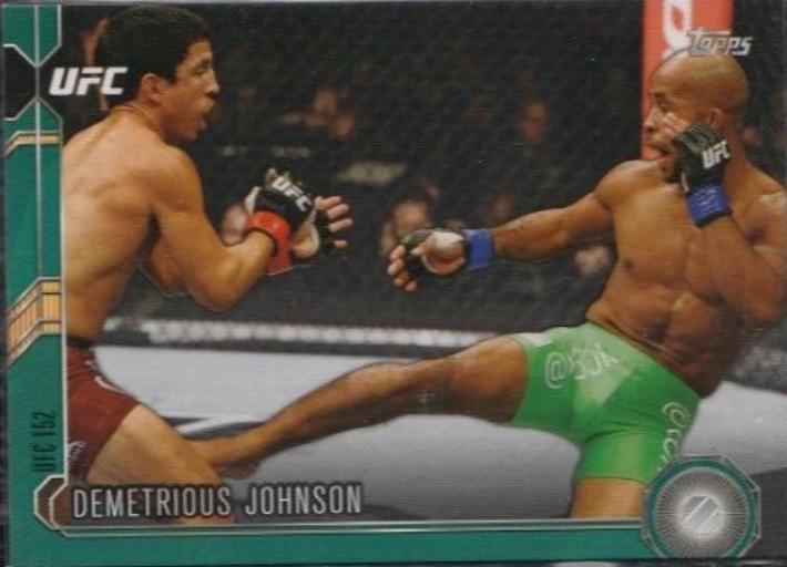 Demetrious Johnson 2015 Topps UFC Chronicles Base #171 Green