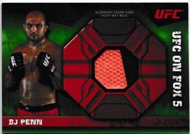 BJ Penn 2013 Topps UFC Knockout Base #8 Green