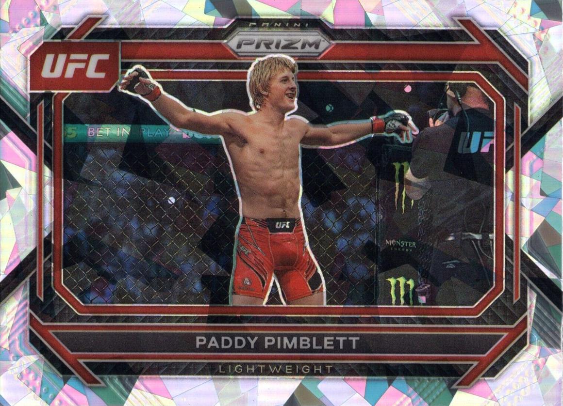 Paddy Pimblett 2023 Panini Prizm UFC Base #87 Ice
