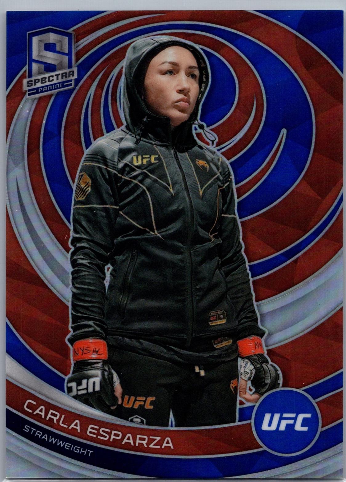 Carla Esparza 2023 Panini Chronicles UFC Base Spectra #386 Blue