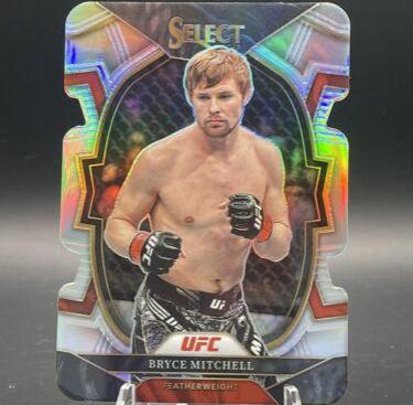Bryce Mitchell 2023 Panini Select UFC Concourse #70 Silver Die Cut