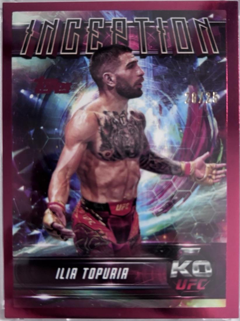 Ilia Topuria 2025 Topps Knockout UFC Inception #IN-26 Red