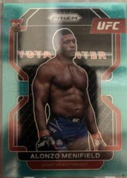 Alonzo Menifield 2022 Panini Prizm UFC Base #157 Teal