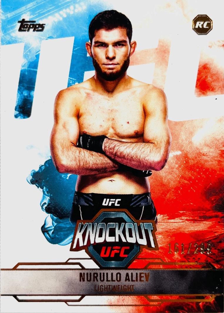 Nurullo Aliev 2025 Topps Knockout UFC Base #66 Bronze