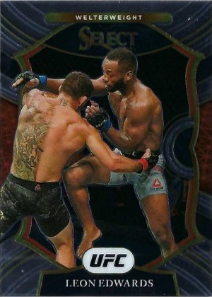 Leon Edwards 2021 Panini Select UFC Concourse #67 Green