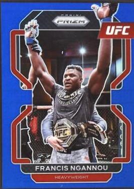 Francis Ngannou 2022 Panini Prizm UFC Base #153 Blue
