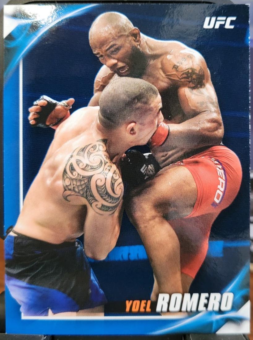Yoel Romero 2019 Topps UFC Knockout Base #98 Blue