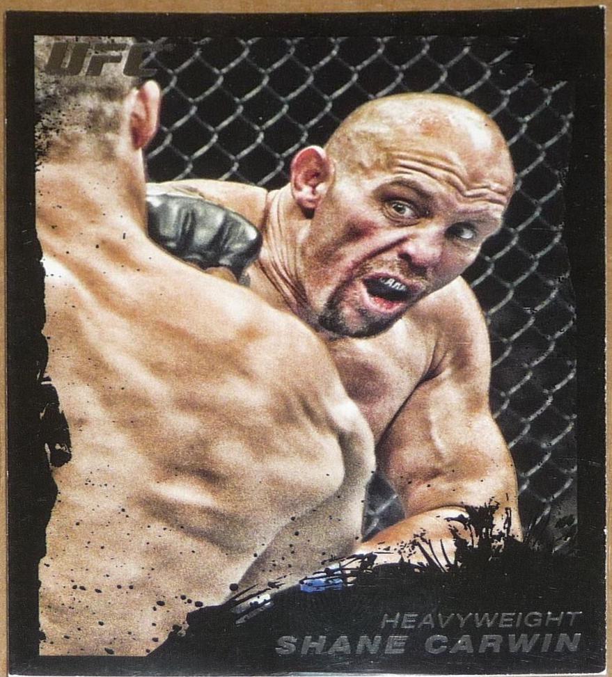 Shane Carwin 2011 Topps UFC Moment of Truth Base #6 Onyx