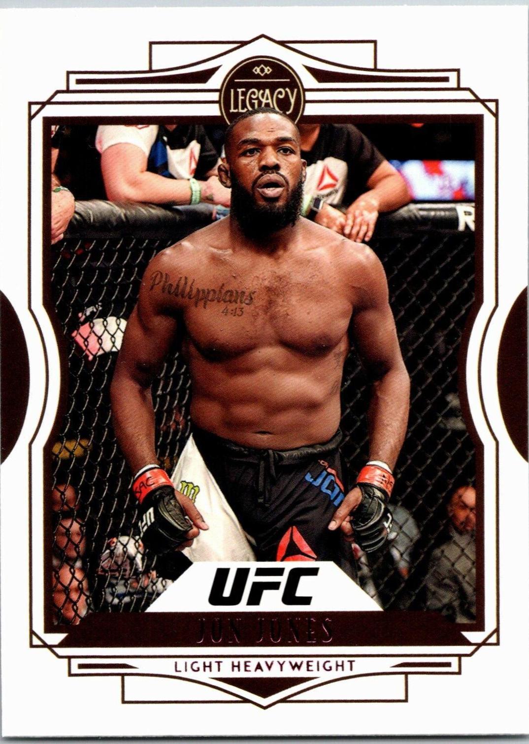 Jon Jones 2021 Panini Chronicles UFC Base Legacy #45 Pink