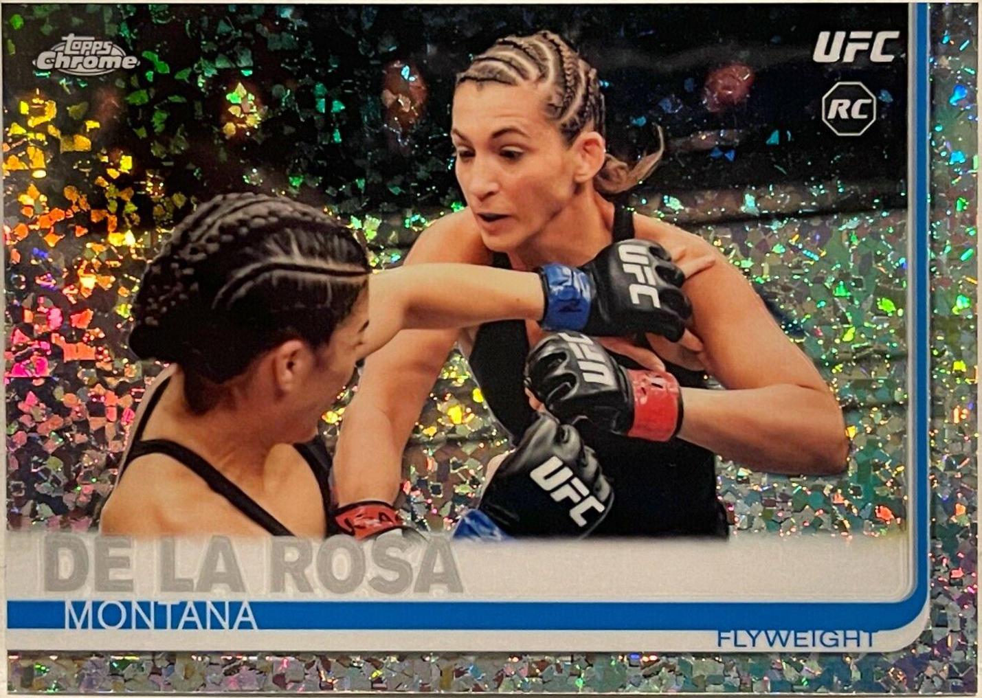 Montana De La Rosa 2019 Topps Chrome UFC Base #76 Diamond Hot Box