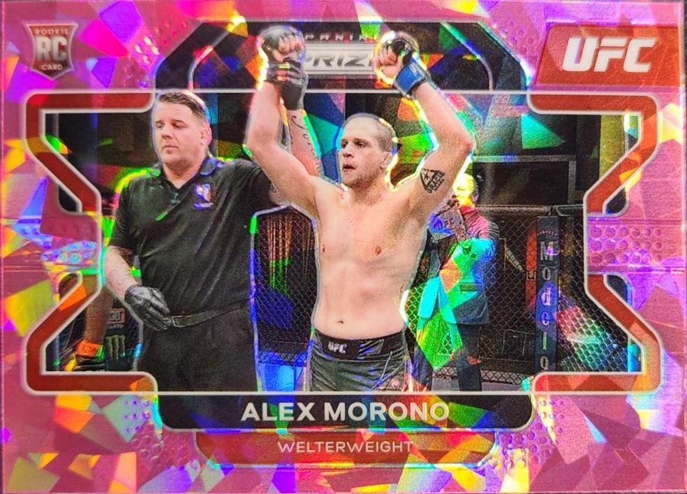 Alex Morono 2022 Panini Prizm UFC Base #25 Pink Ice
