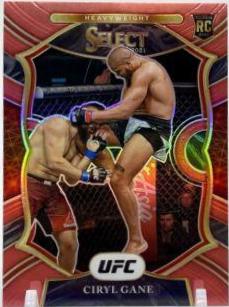 Ciryl Gane 2021 Panini Select UFC Concourse #98 Red