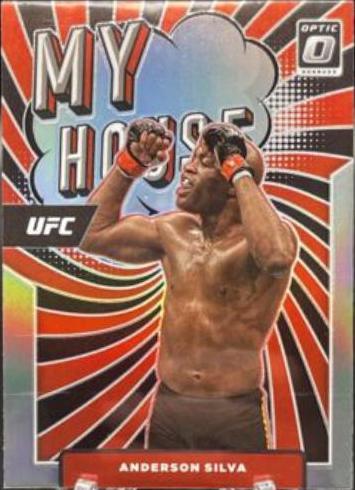 Anderson Silva 2022 Panini Donruss Optic UFC My House #9 Holo