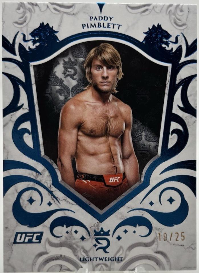 Paddy Pimblett 2025 Topps Royalty UFC Base #86 Blue