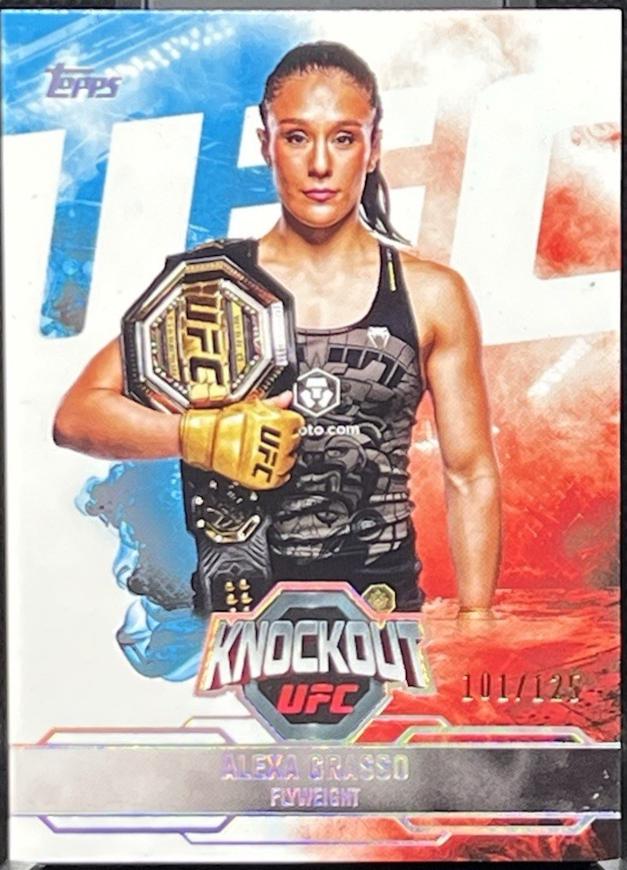 Alexa Grasso 2025 Topps Knockout UFC Base #6 Holo Silver