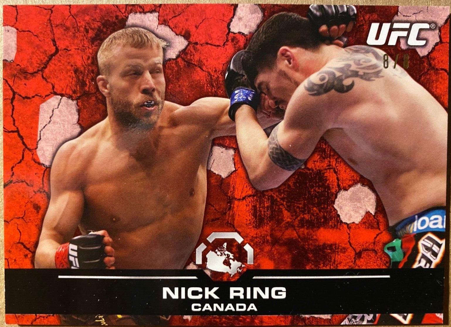 Nick Ring 2013 Topps UFC Bloodlines Base #14 Red