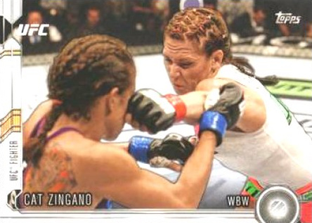 Cat Zingano 2015 Topps UFC Chronicles Base #186 Sepia