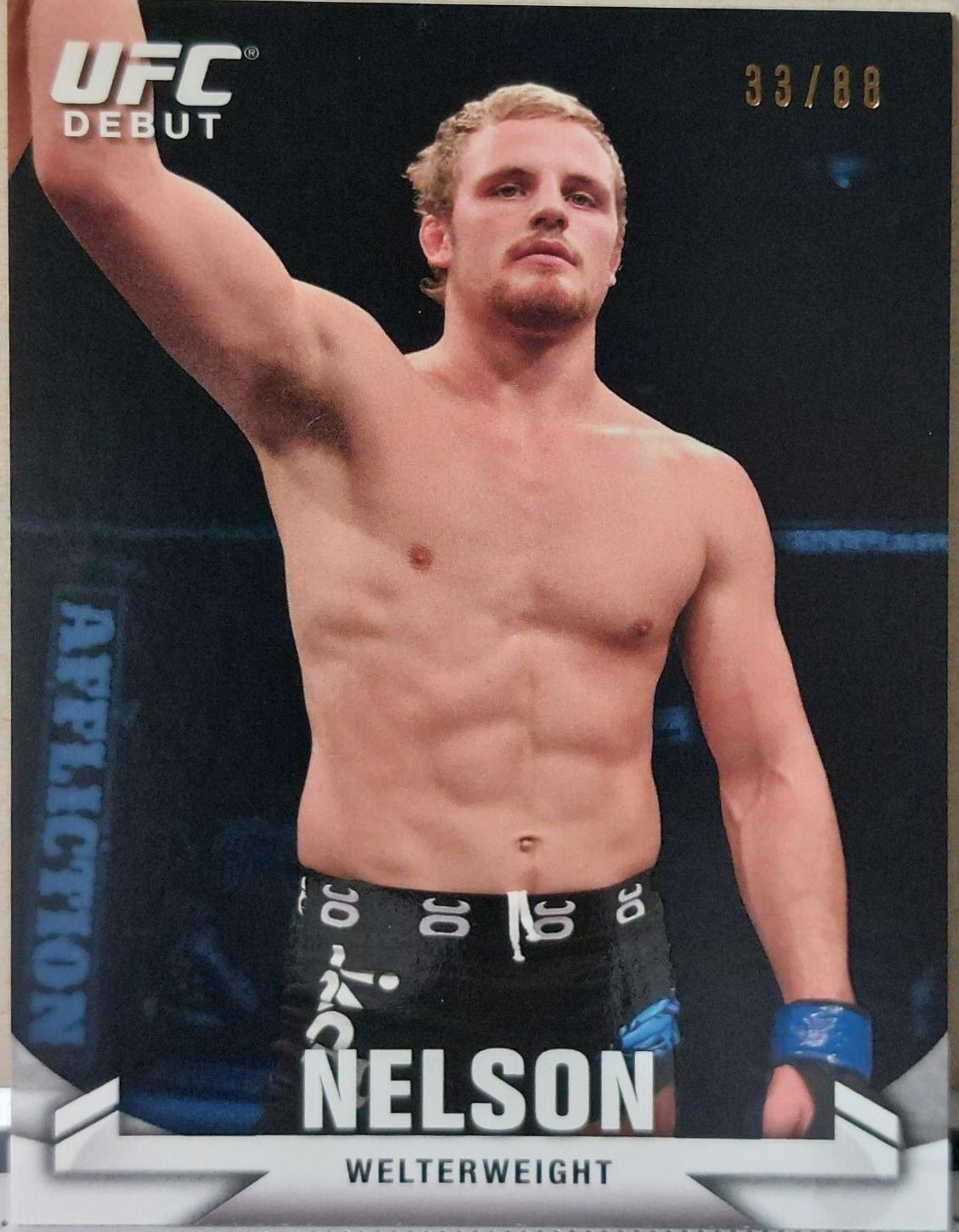 Gunnar Nelson 2013 Topps UFC Knockout Base #46 Blue