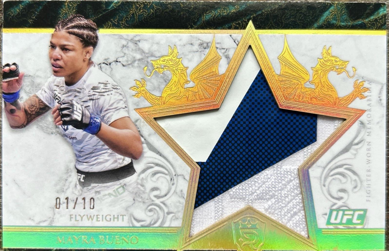 Mayra Bueno 2025 Topps Royalty UFC Star Relics #SR-MO Gold