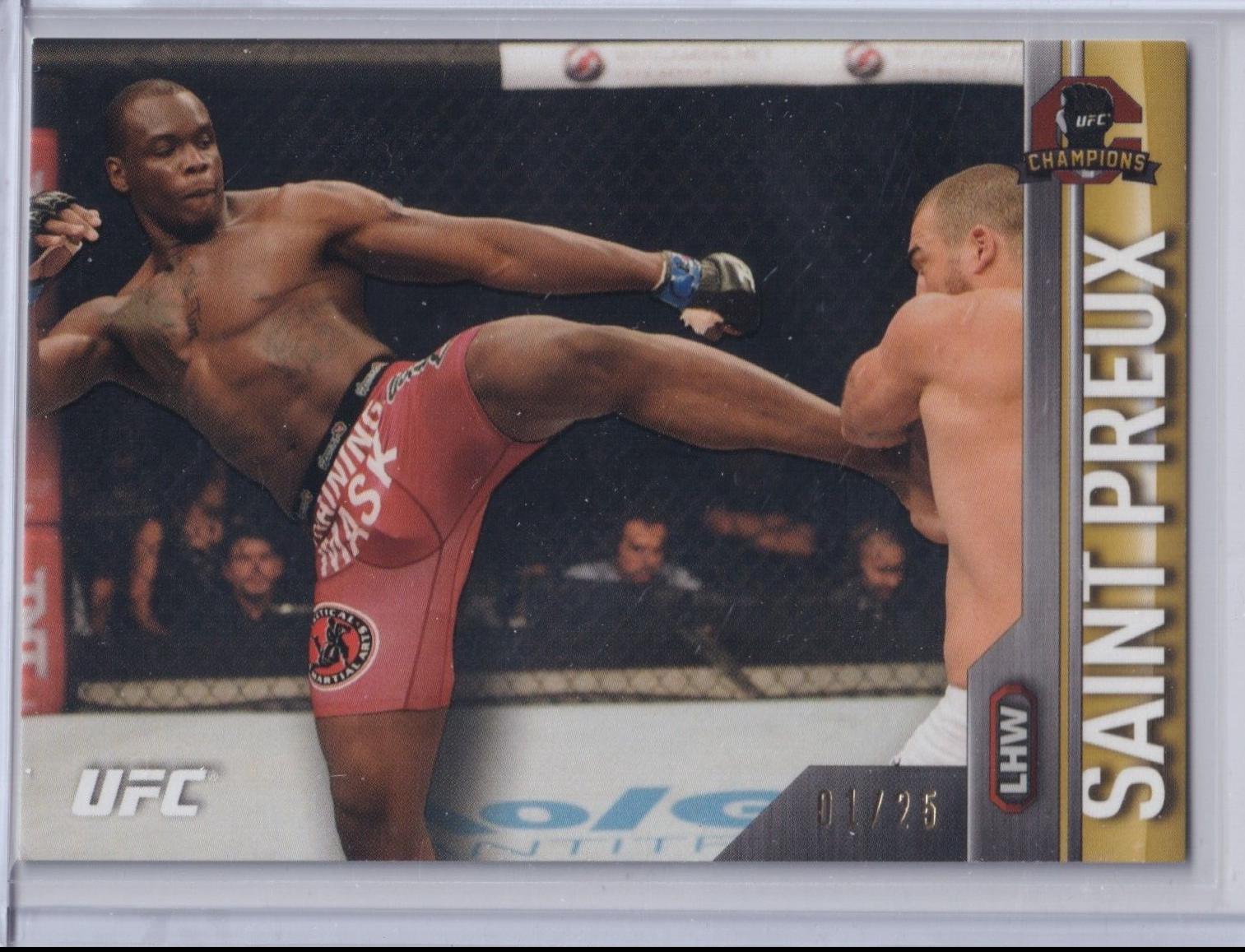 Ovince Saint Preux 2015 Topps UFC Champions Base #194 Gold