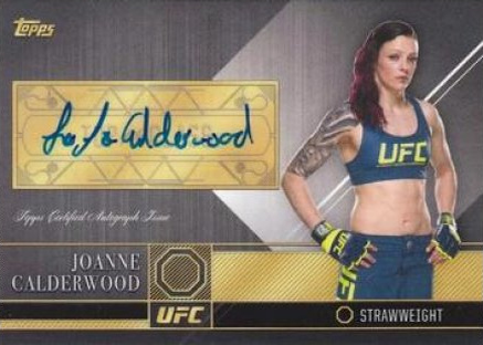 Joanne Wood 2016 Topps UFC Top of the Class Top of the Class Autographs #TCA-JC Silver