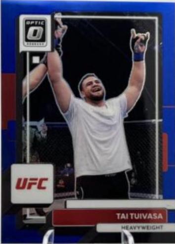 Tai Tuivasa 2023 Panini Donruss Optic UFC Base #47 Blue