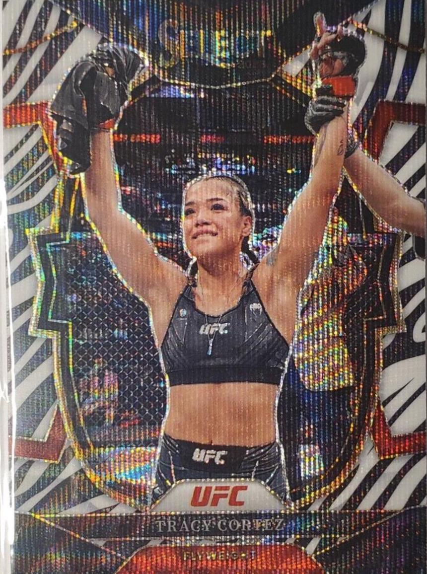 Tracy Cortez 2023 Panini Select UFC Concourse #93 Zebra