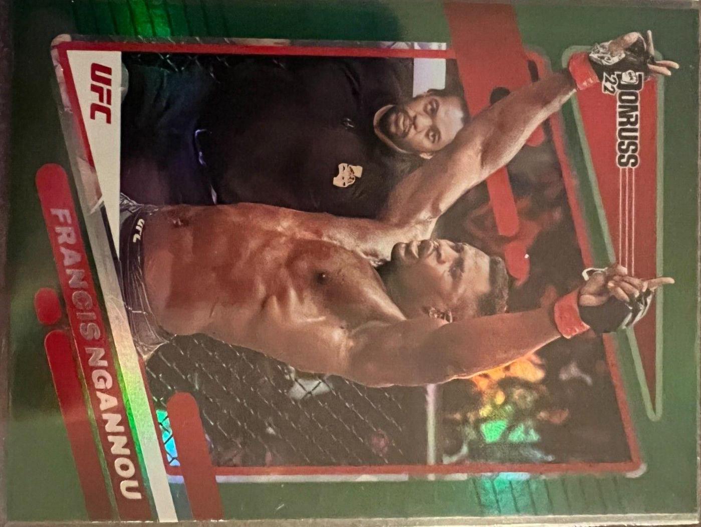 Francis Ngannou 2022 Panini Donruss UFC Base #39 Green