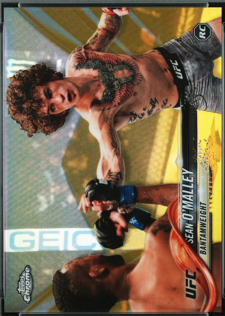 Sean O'Malley 2018 Topps Chrome UFC Base #84 Gold