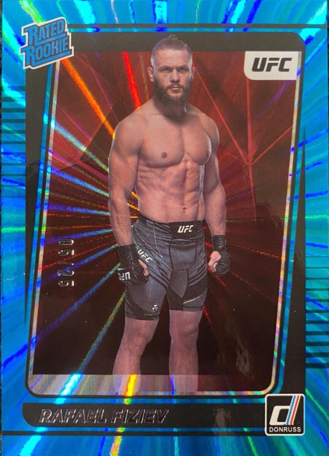 Rafael Fiziev 2022 Panini Donruss UFC Base #212 Teal