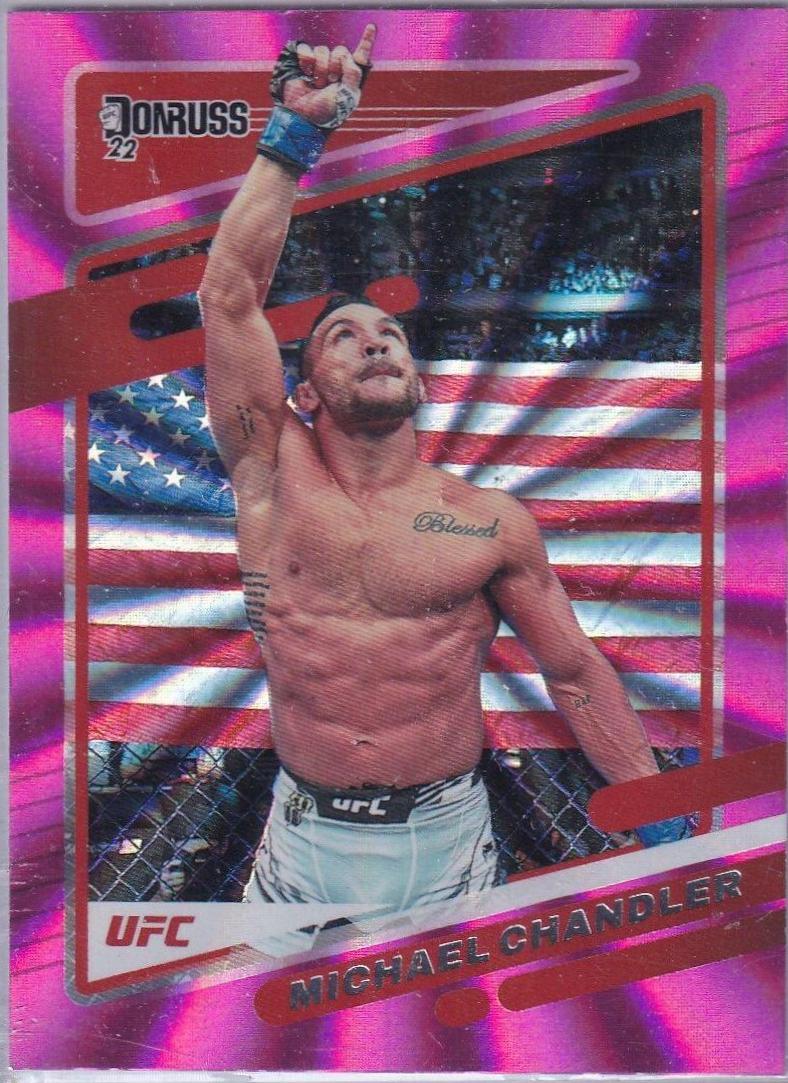 Michael Chandler 2022 Panini Donruss UFC Base #16 Pink