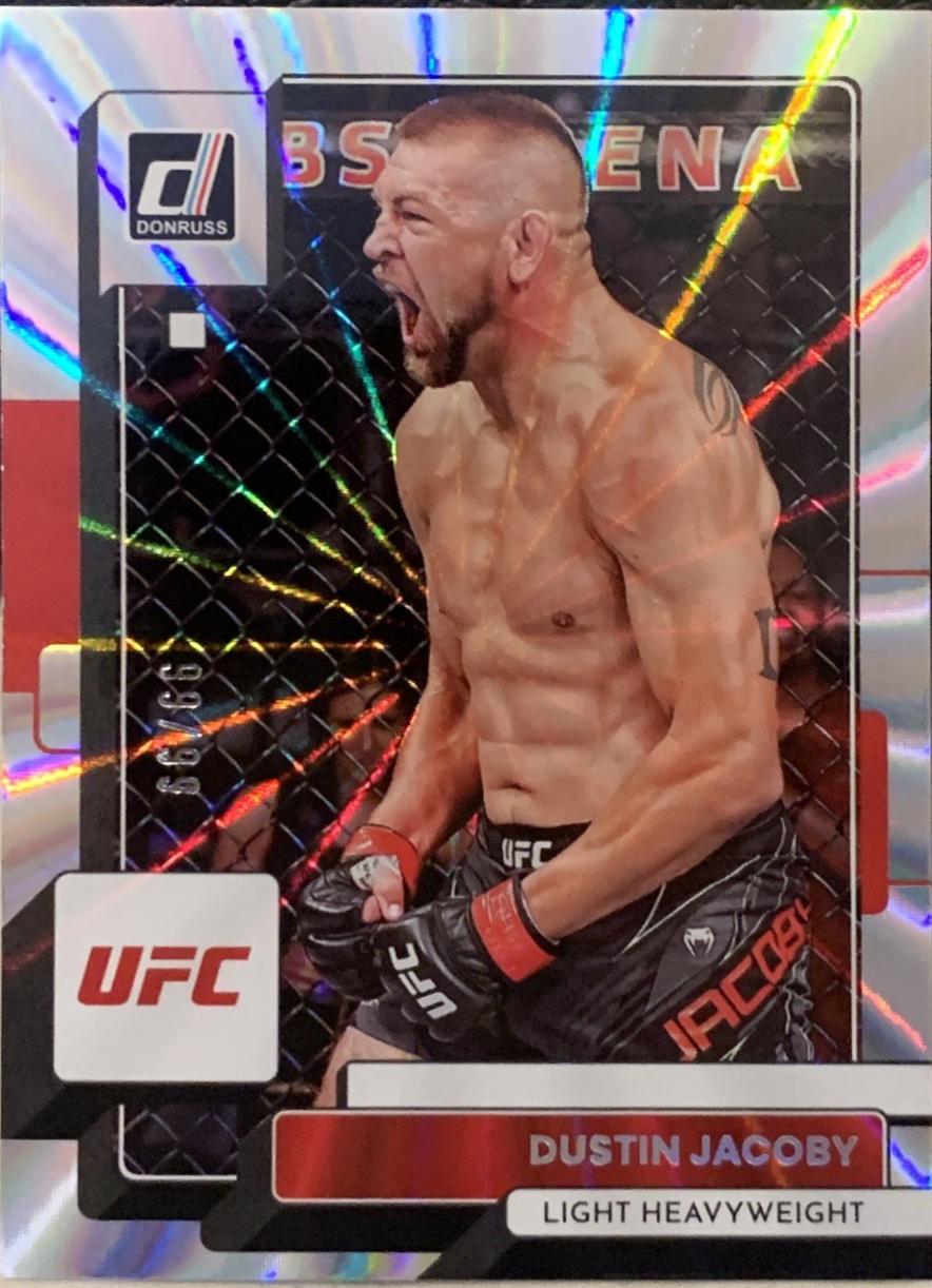 Dustin Jacoby 2023 Panini Donruss UFC Base #160 Laser