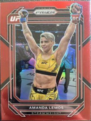 Amanda Lemos 2023 Panini Prizm UFC Base #151 Red