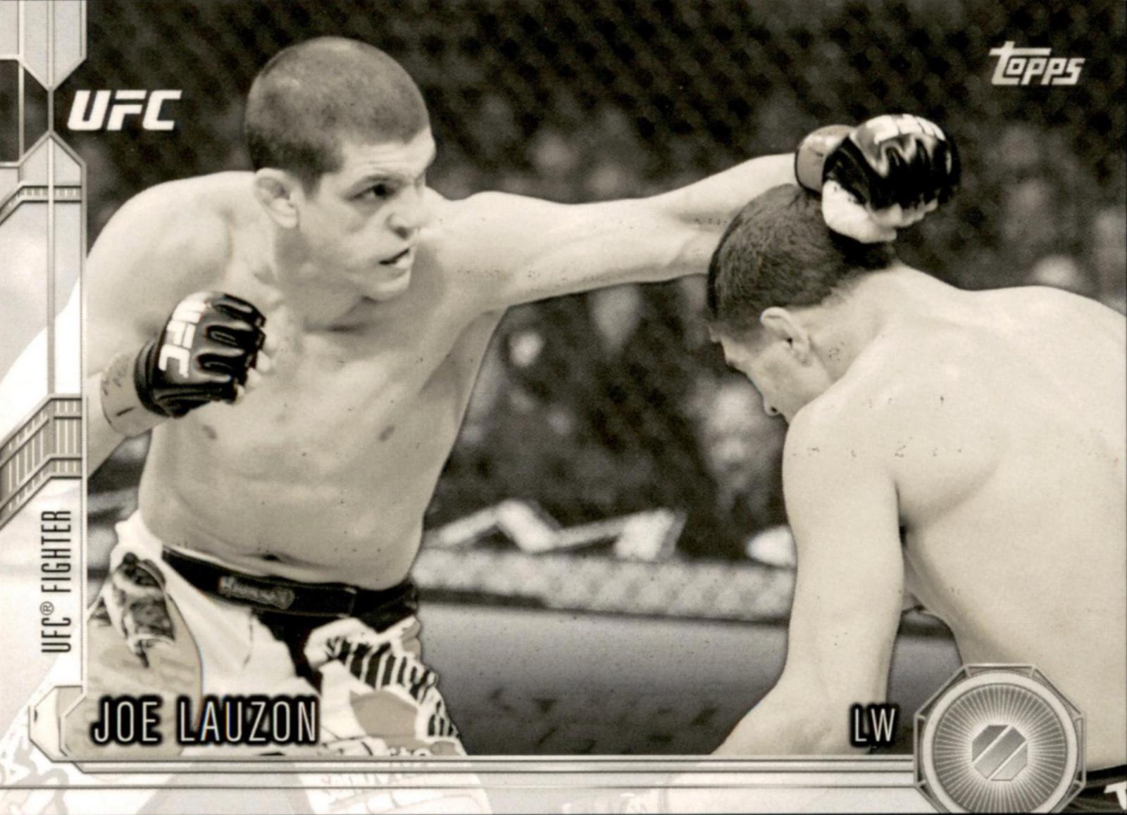 Joe Lauzon 2015 Topps UFC Chronicles Base #37 Black and White