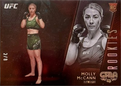 Molly McCann 2023 Panini Chronicles UFC Base Gala Rookies #498 Bronze