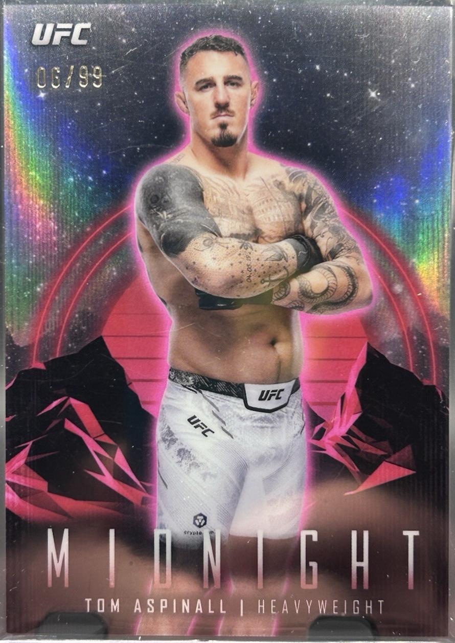 Tom Aspinall 2024 Topps Midnight UFC Base #34 Twilight