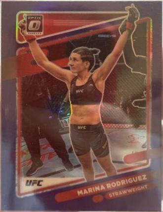 Marina Rodriguez 2022 Panini Donruss Optic UFC Base #11 Purple