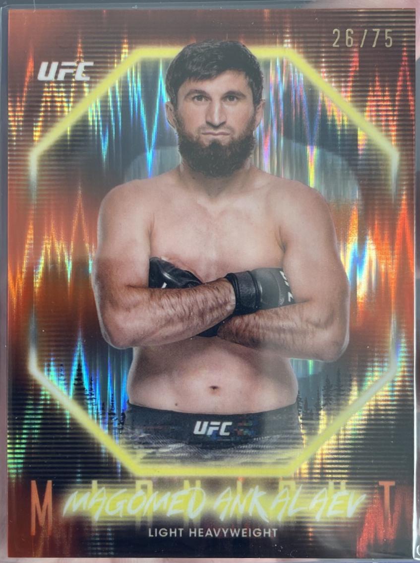Magomed Ankalaev 2025 Topps Midnight UFC Base #78 Dusk