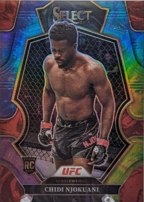 Chidi Njokuani 2023 Panini Select UFC Premier Level #160 Tie Dye