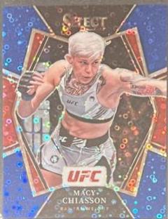 Macy Chiasson 2022 Panini Select UFC Premier Level #196 Blue Disco