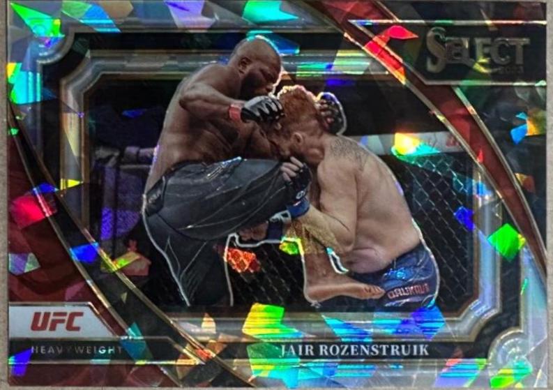Jairzinho Rozenstruik 2023 Panini Select UFC Mezzanine #343 Cracked Ice