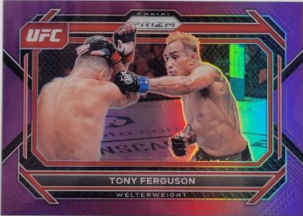 Tony Ferguson 2023 Panini Prizm UFC Base #43 Purple