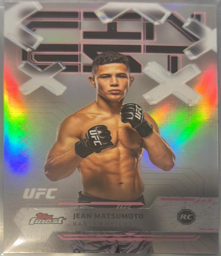 Jean Matsumoto 2025 Topps Finest UFC Base Common #44 Refractor