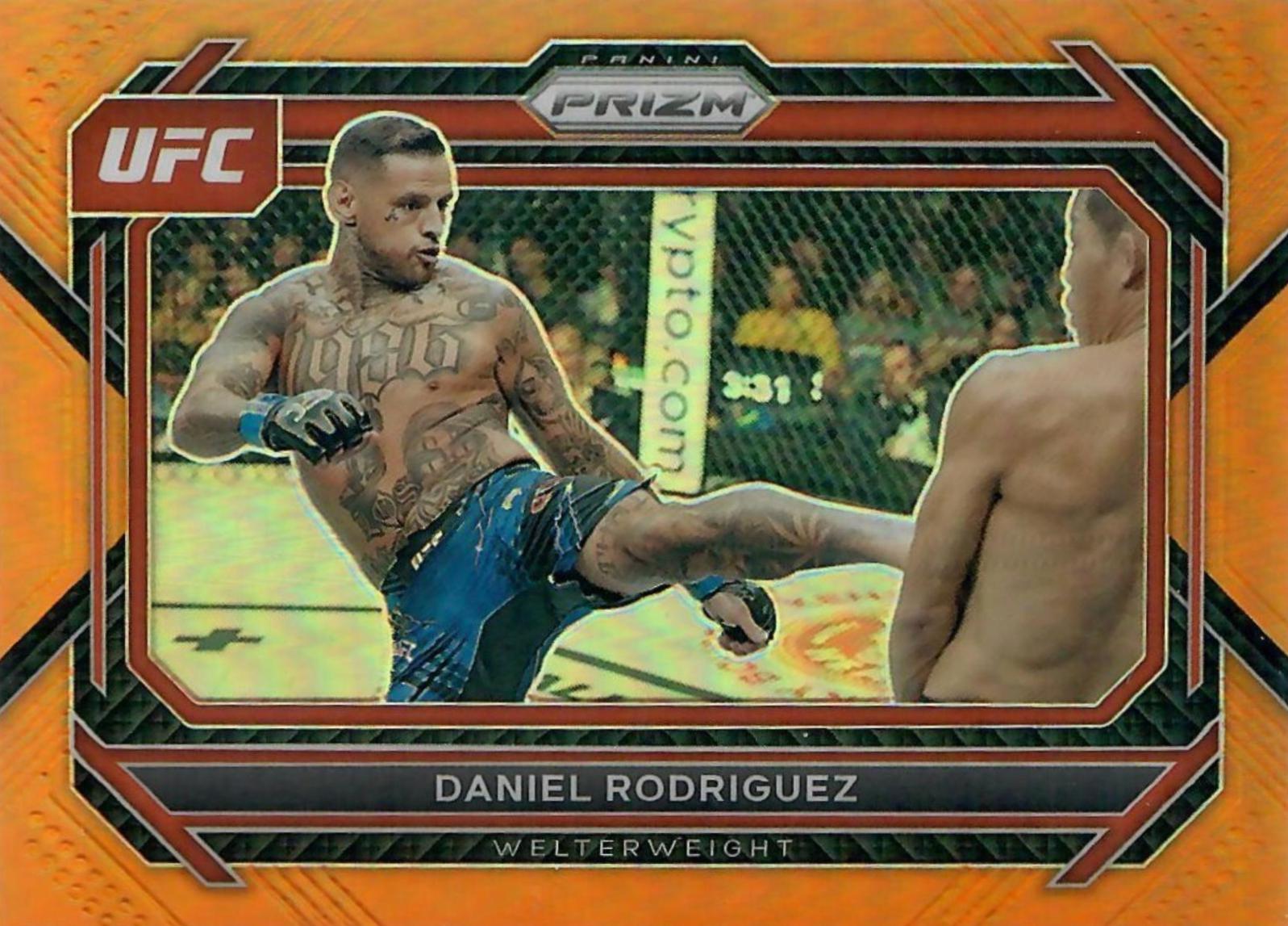 Daniel Rodriguez 2023 Panini Prizm UFC Base #60 Orange
